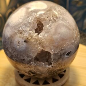 Peaceful Pink Amethyst Sphere_60.mm